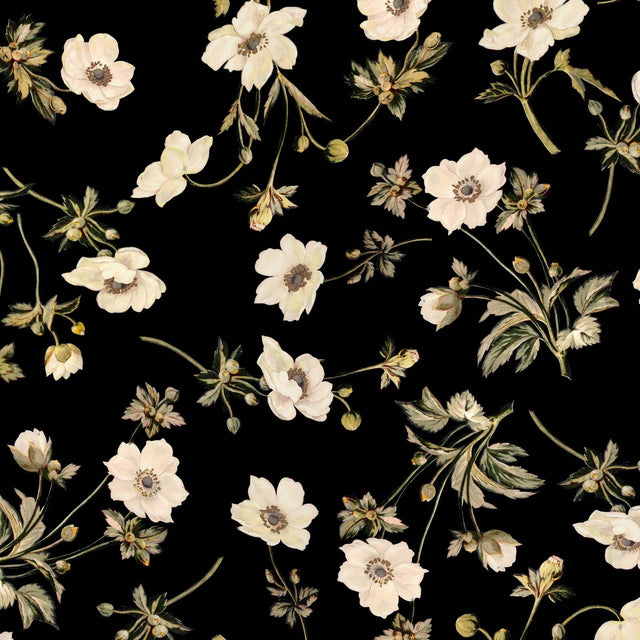 House of Hackney POPPIUM Wallpaper - Ebony (9'10" - full height)