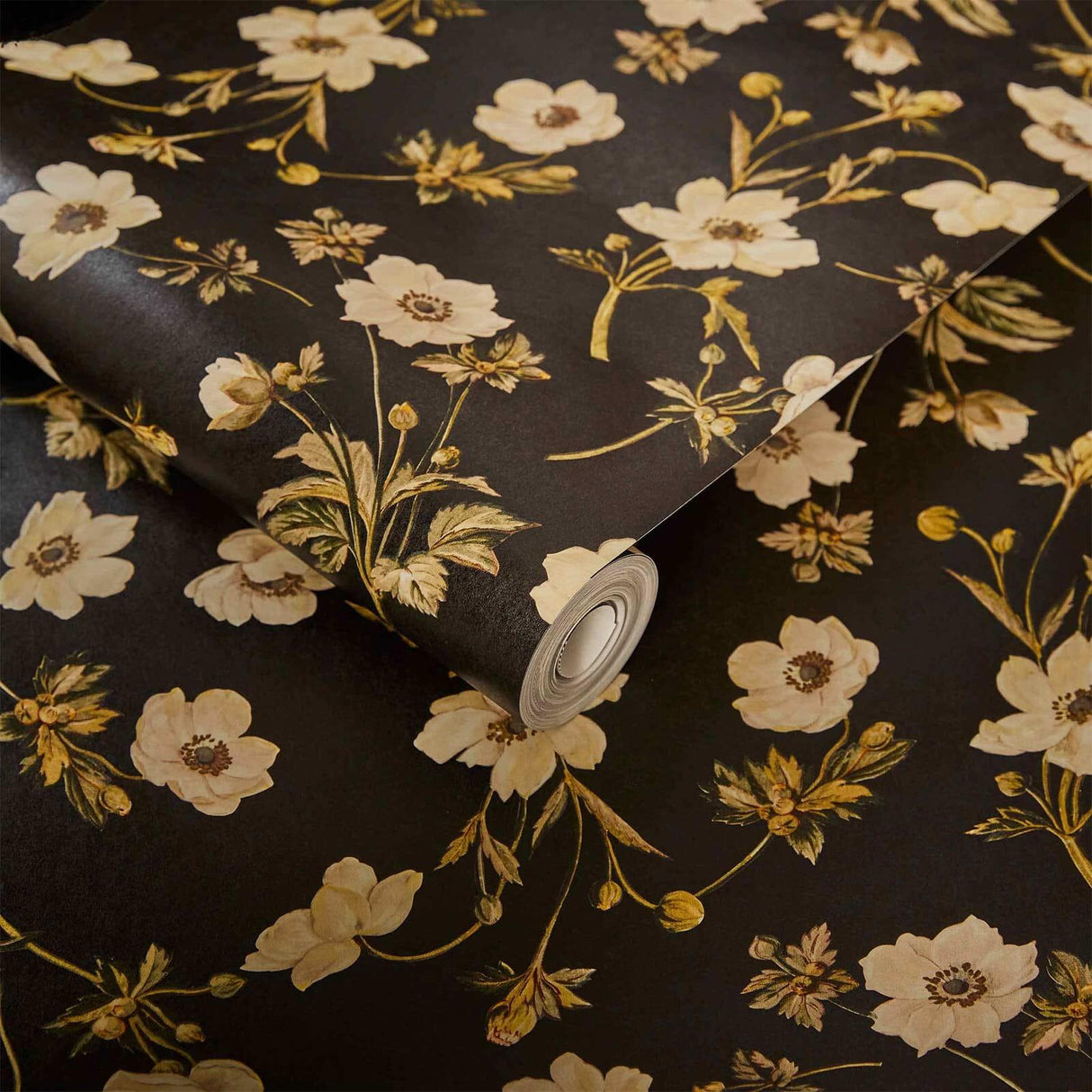 House of Hackney POPPIUM Wallpaper - Ebony (9'10" - full height)