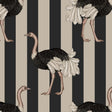 House of Hackney PRIDE Wallpaper - Clay & Off Black (9'10" - full height)