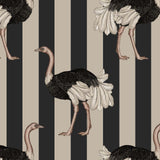 House of Hackney PRIDE Wallpaper - Clay & Off Black (9'10" - full height)