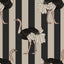 House of Hackney PRIDE Wallpaper - Clay & Off Black (9'10" - full height)