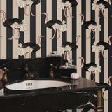 House of Hackney PRIDE Wallpaper - Clay & Off Black (9'10" - full height)