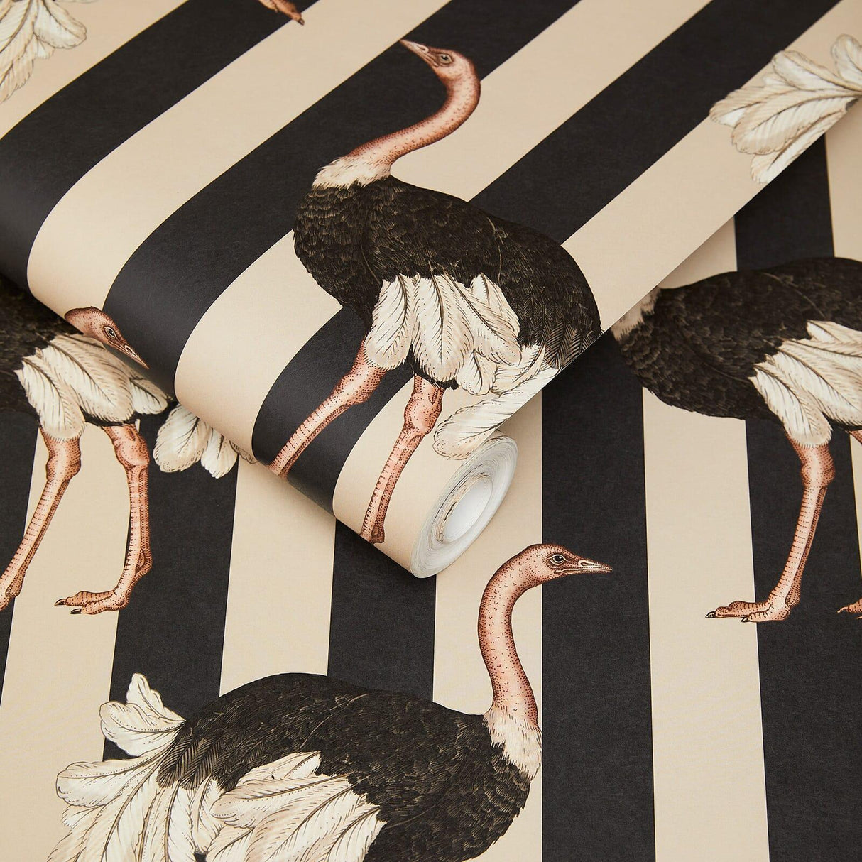 House of Hackney PRIDE Wallpaper - Clay & Off Black (9'10" - full height)