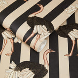 House of Hackney PRIDE Wallpaper - Clay & Off Black (9'10" - full height)