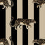 House of Hackney PROWL Wallpaper - Clay & Black (9'10" - full height)