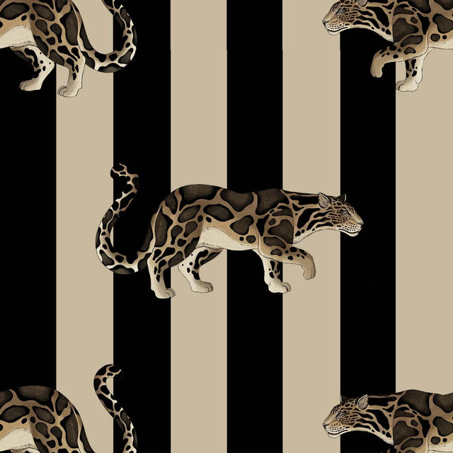 House of Hackney PROWL Wallpaper - Clay & Black (9'10" - full height)
