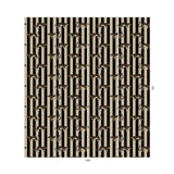House of Hackney PROWL Wallpaper - Clay & Black (9'10" - full height)