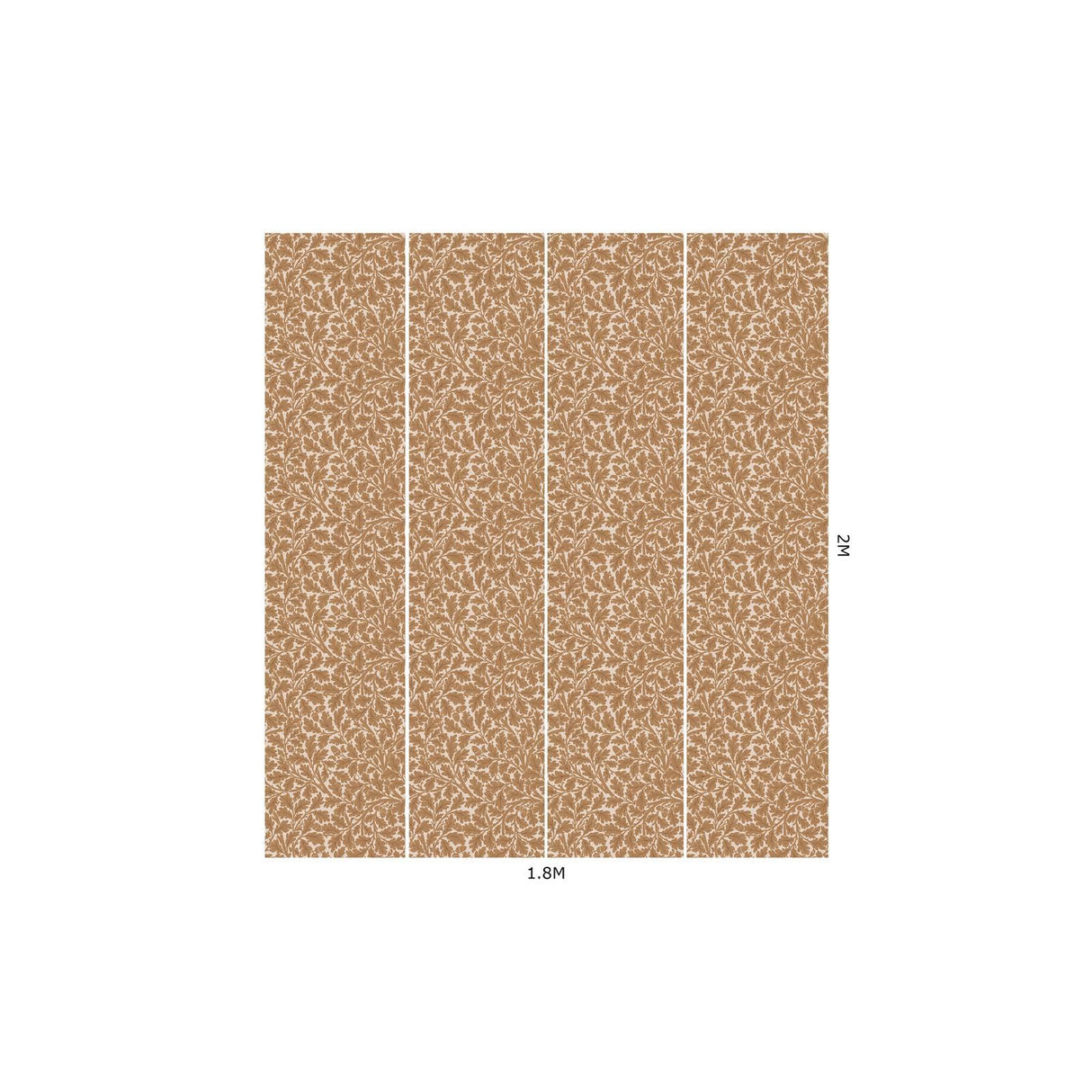 House of Hackney QUERCUS Wallpaper - Amber (9'10" - full height)