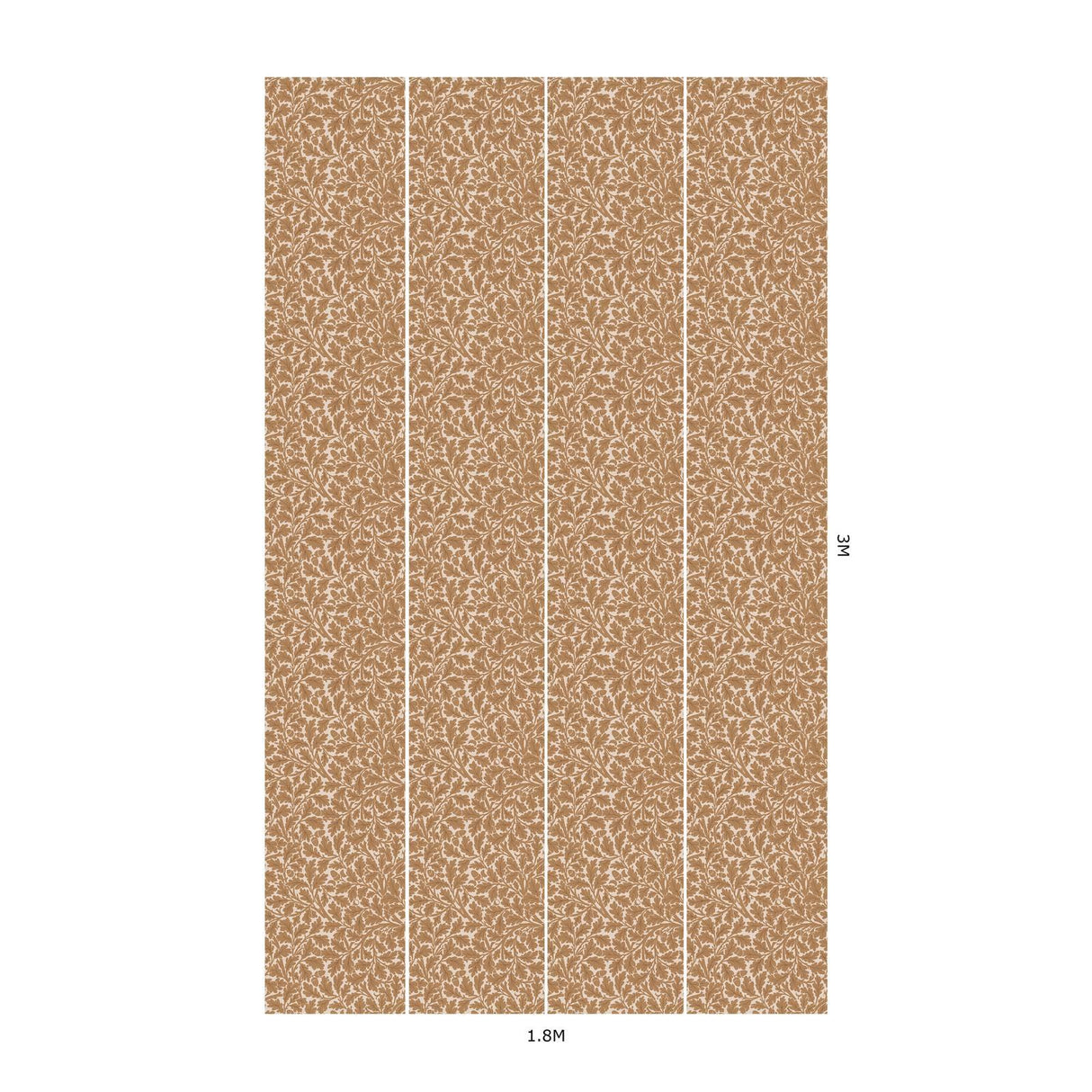 House of Hackney QUERCUS Wallpaper - Amber (9'10" - full height)