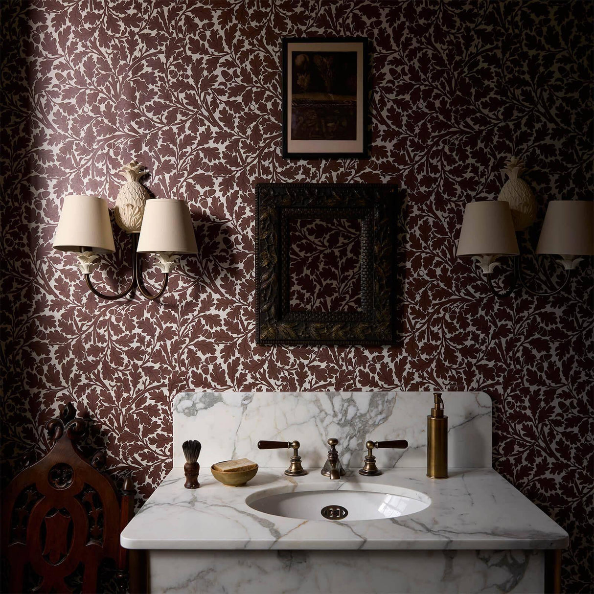 House of Hackney QUERCUS Wallpaper - Carnelian (9'10" - full height)