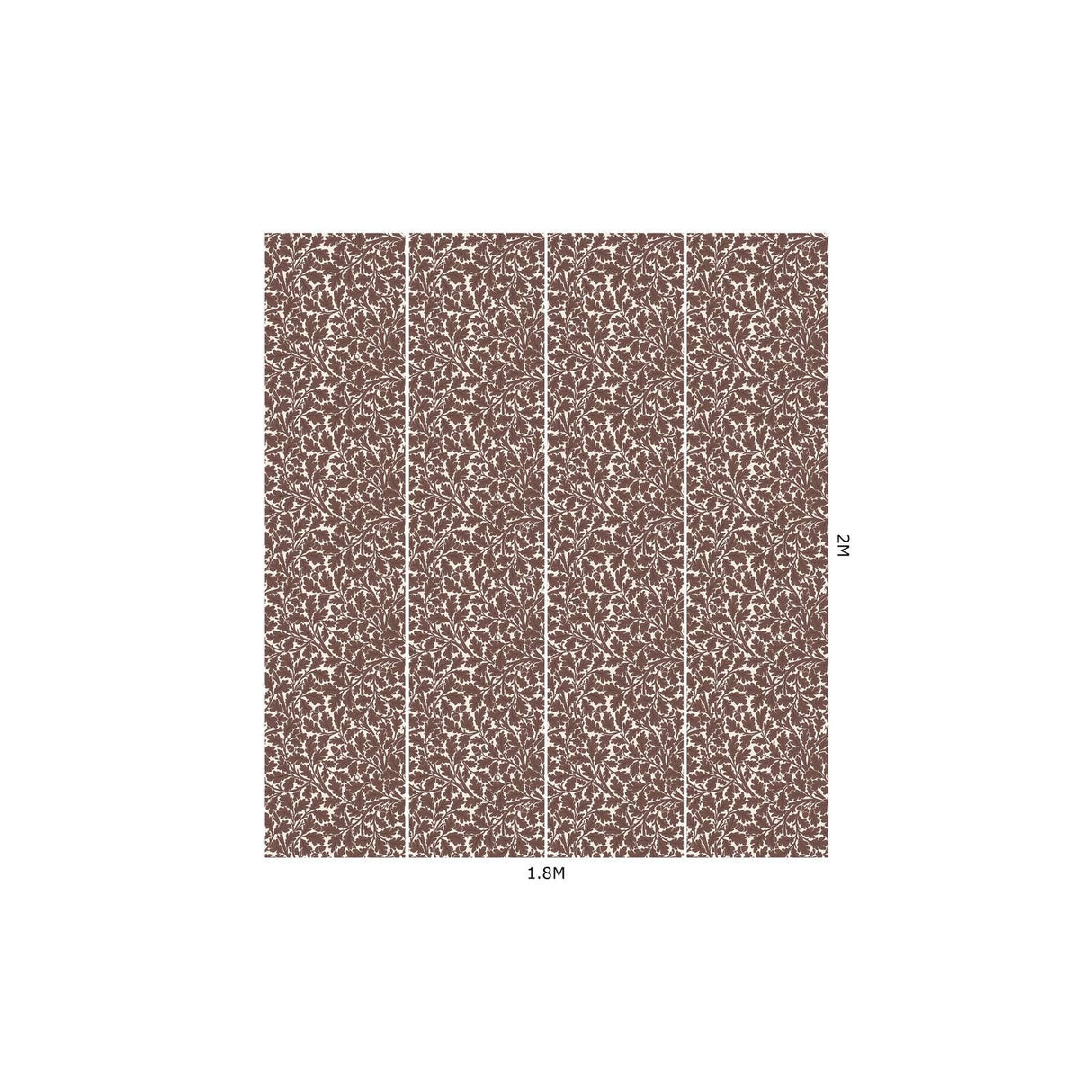 House of Hackney QUERCUS Wallpaper - Carnelian (9'10" - full height)