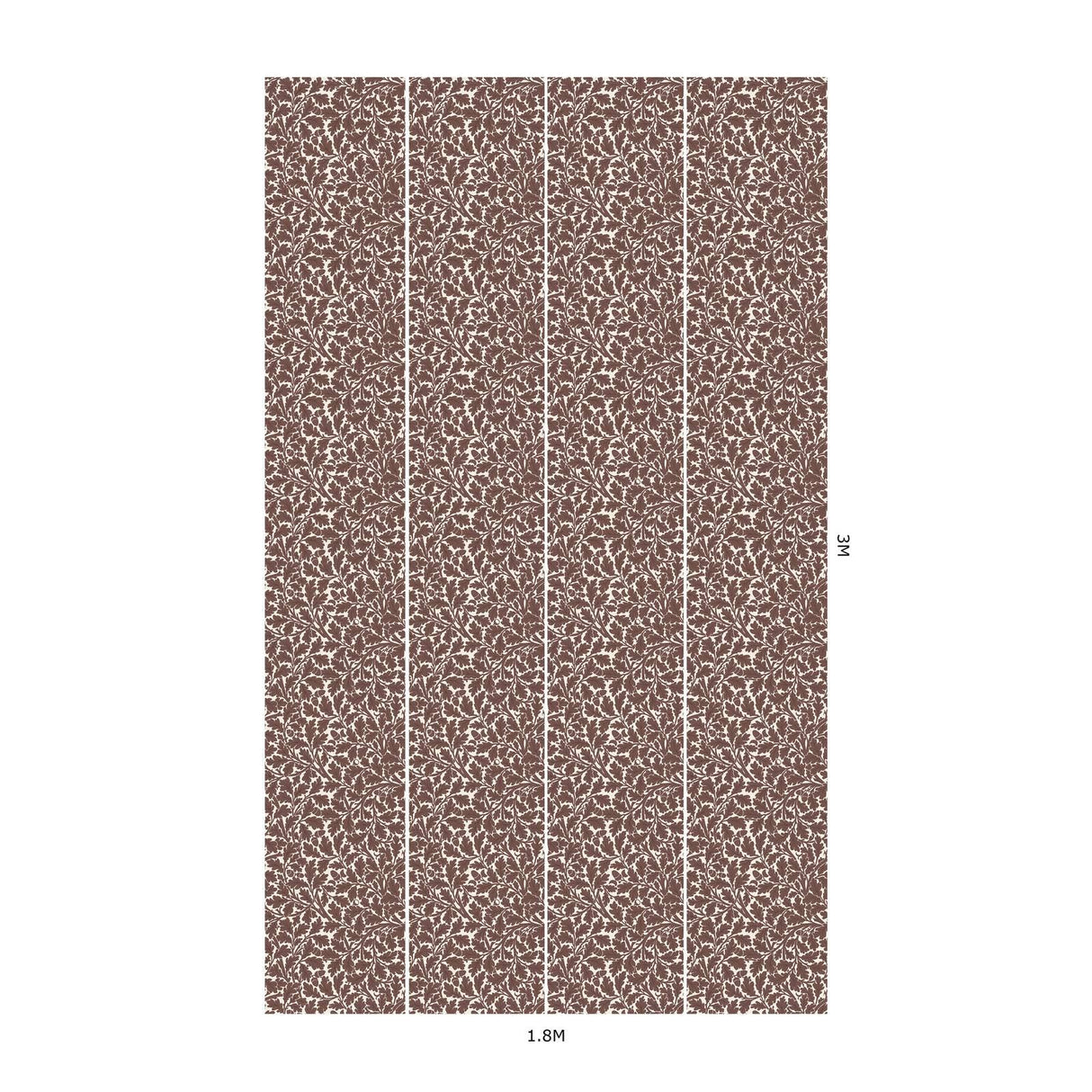 House of Hackney QUERCUS Wallpaper - Carnelian (9'10" - full height)