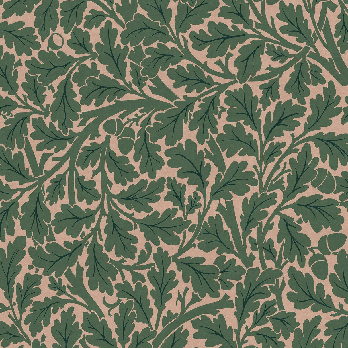 House of Hackney QUERCUS Wallpaper - Tourmaline (9'10" - full height)