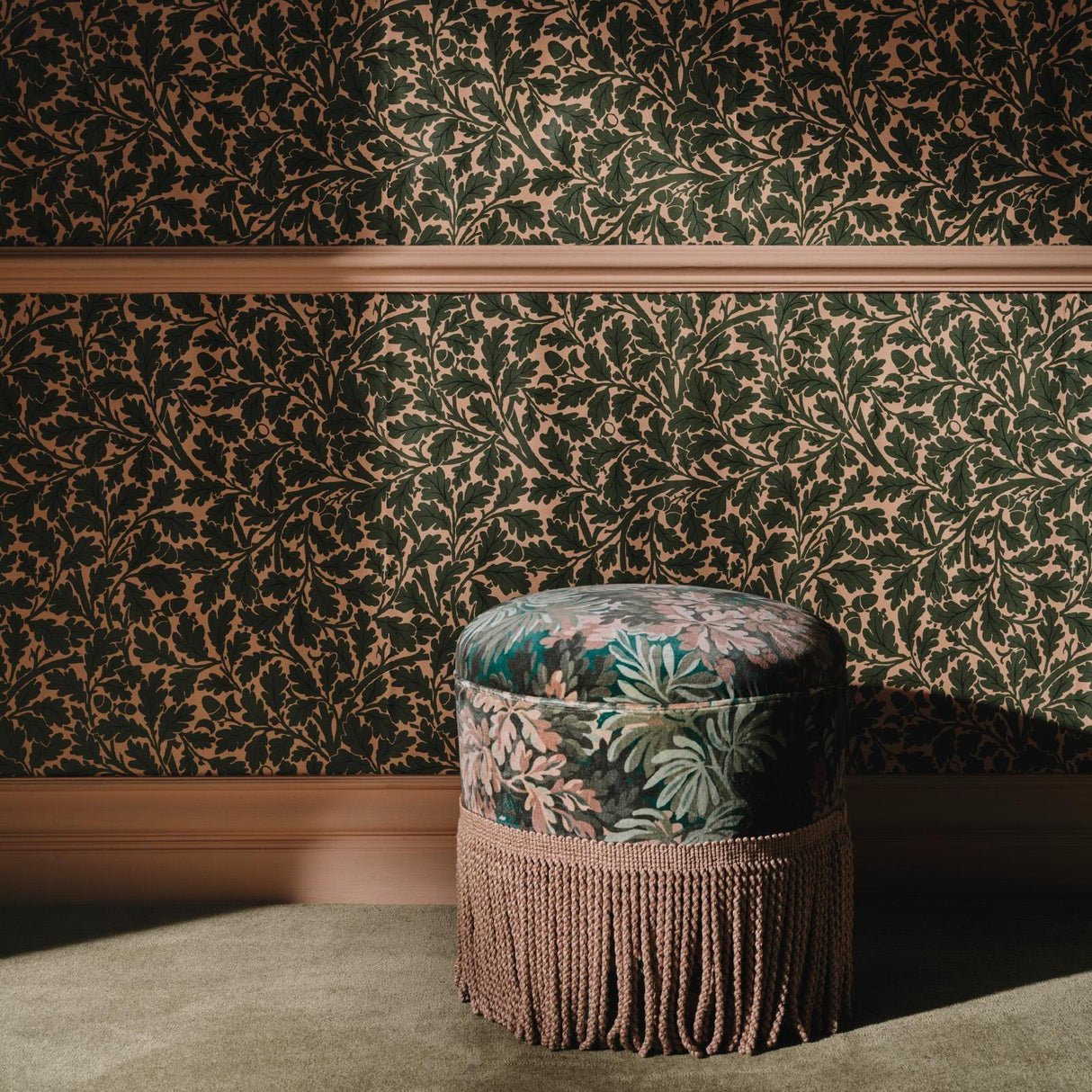 House of Hackney QUERCUS Wallpaper - Tourmaline (9'10" - full height)