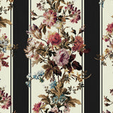 House of Hackney ROSETTA GARLAND Wallpaper - Noir (9'10" - full height)