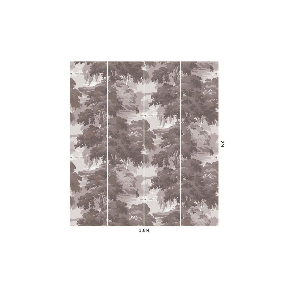 House of Hackney REVERIE Wallpaper - Fawn (9'10" - full height)