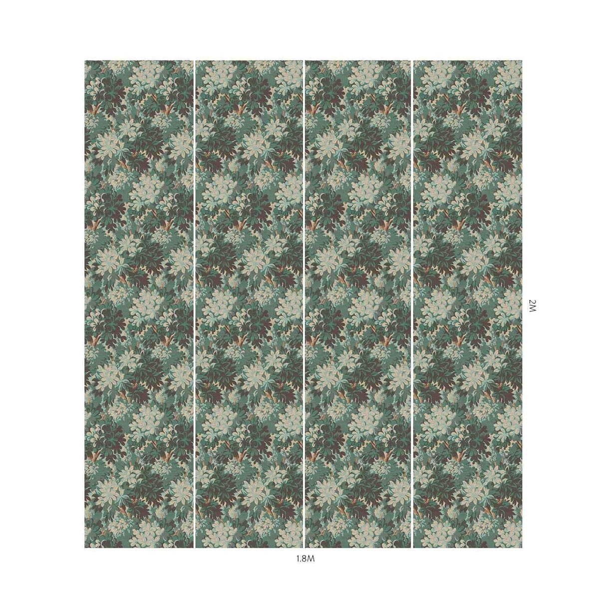 House of Hackney SILVA Wallpaper - Cerulean (9'10" - full height)