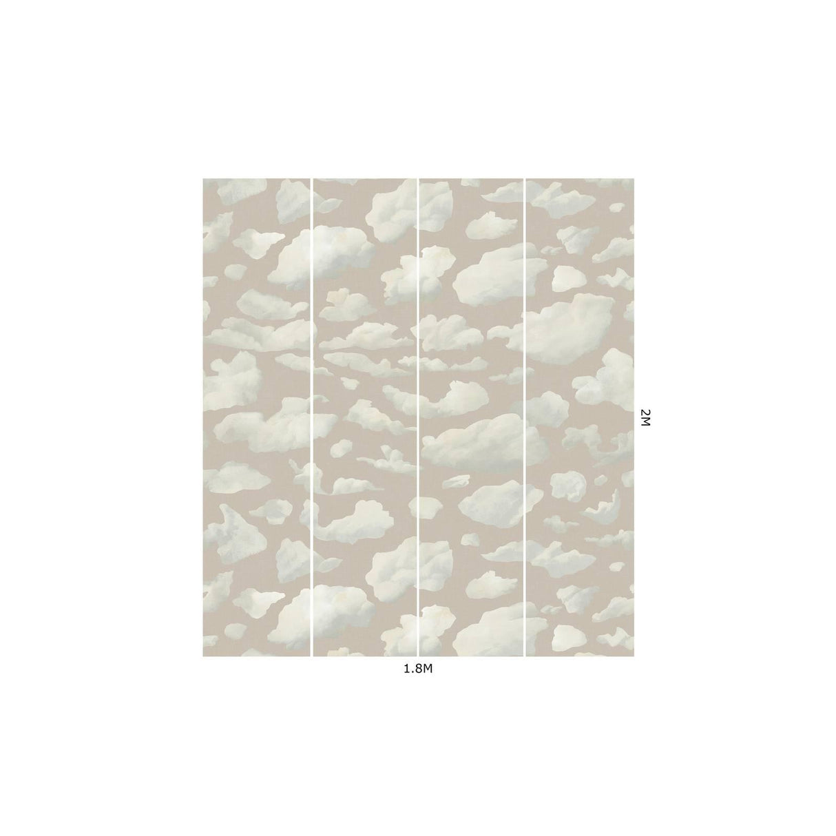 House of Hackney STRATUS Wallpaper - Amanita (9'10" - full height)