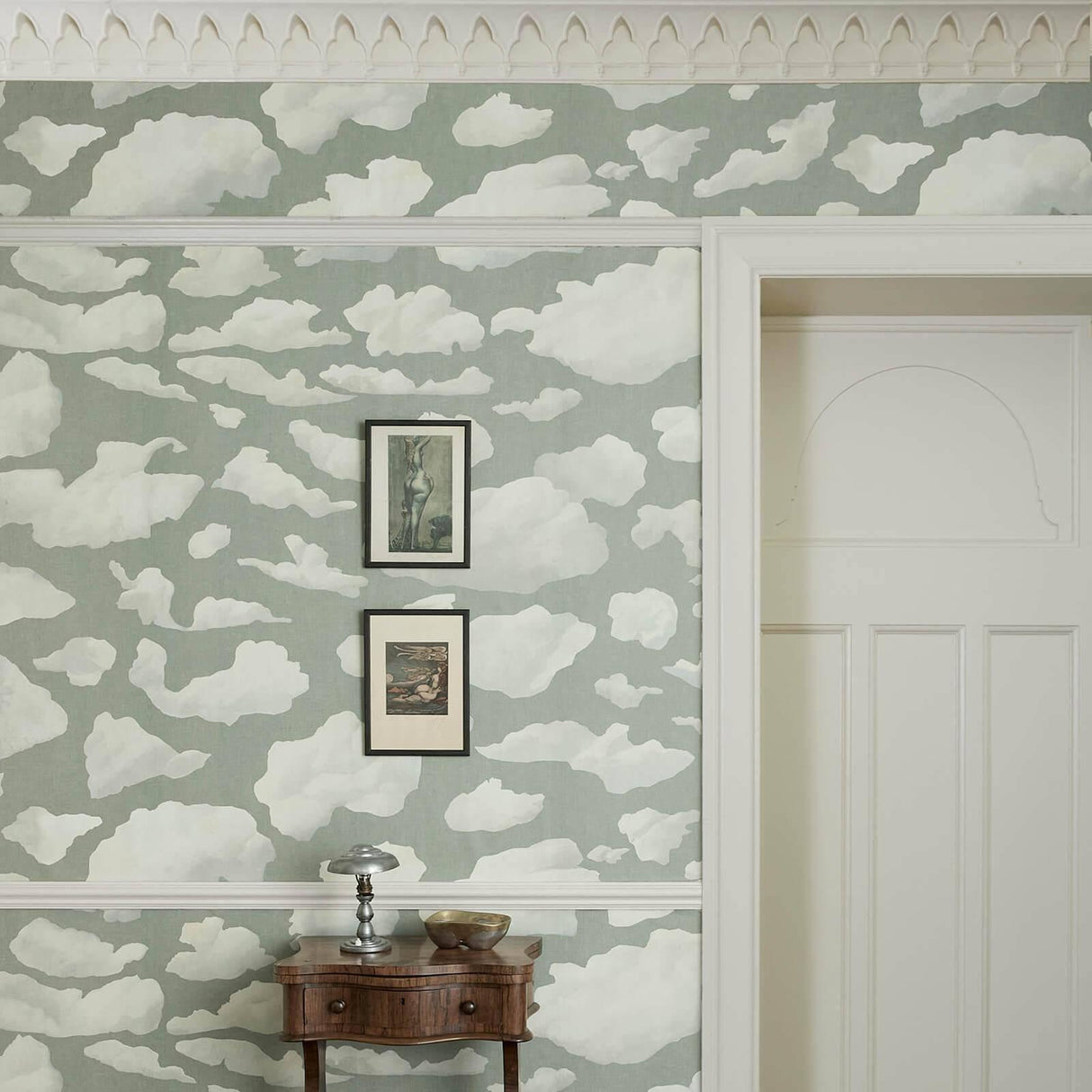 House of Hackney STRATUS Wallpaper - Sage (9'10" - full height)