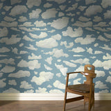 House of Hackney STRATUS Wallpaper - Sky (9'10" - full height)