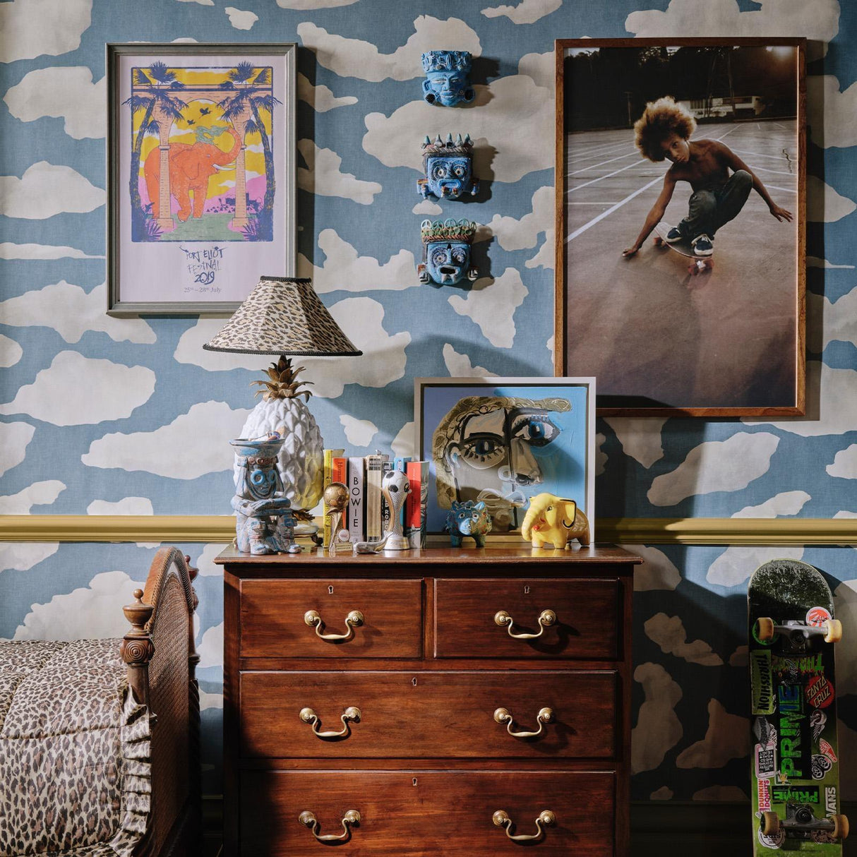 House of Hackney STRATUS Wallpaper - Sky (9'10" - full height)