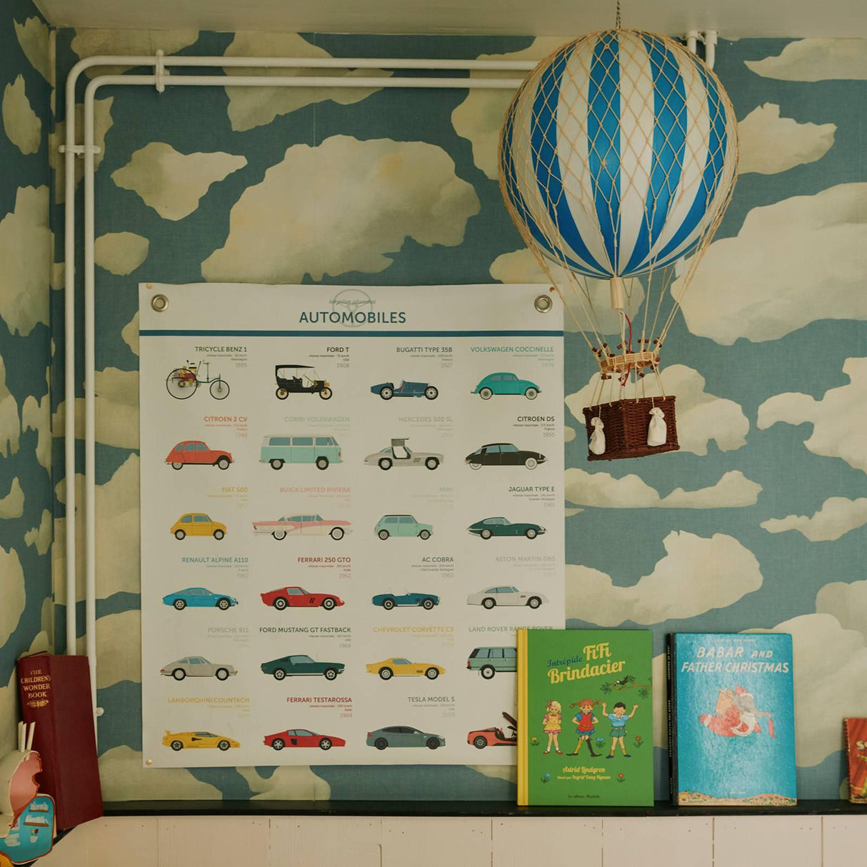 House of Hackney STRATUS Wallpaper - Sky (9'10" - full height)