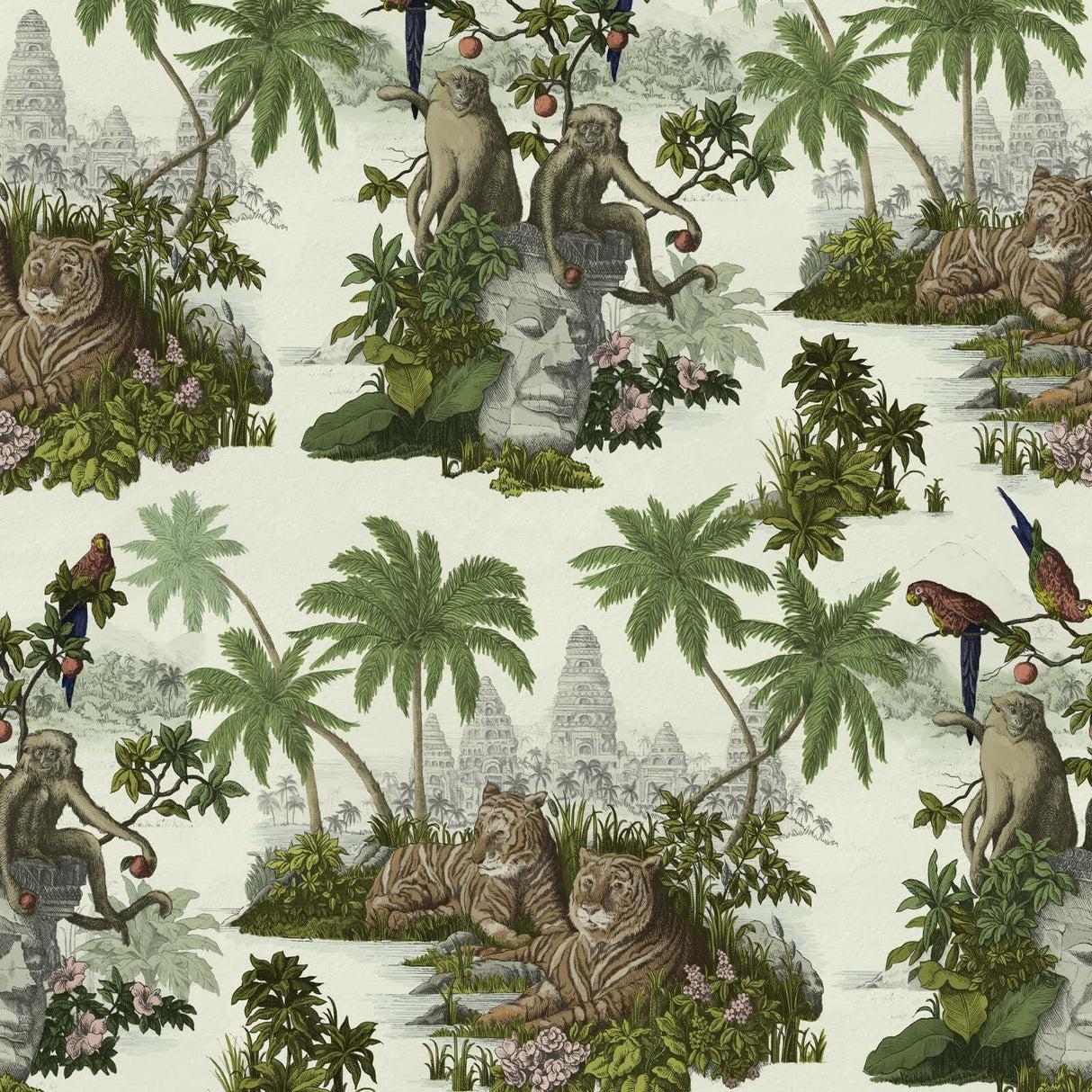 House of Hackney SUMATRA Wallpaper - Multi (9'10" - full height)