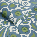 House of Hackney SYLVESTER Wallpaper - Delphinium (9'10" - full height)