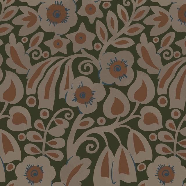 House of Hackney SYLVESTER Wallpaper - Jasper (9'10" - full height)
