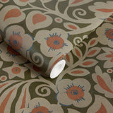 House of Hackney SYLVESTER Wallpaper - Jasper (9'10" - full height)