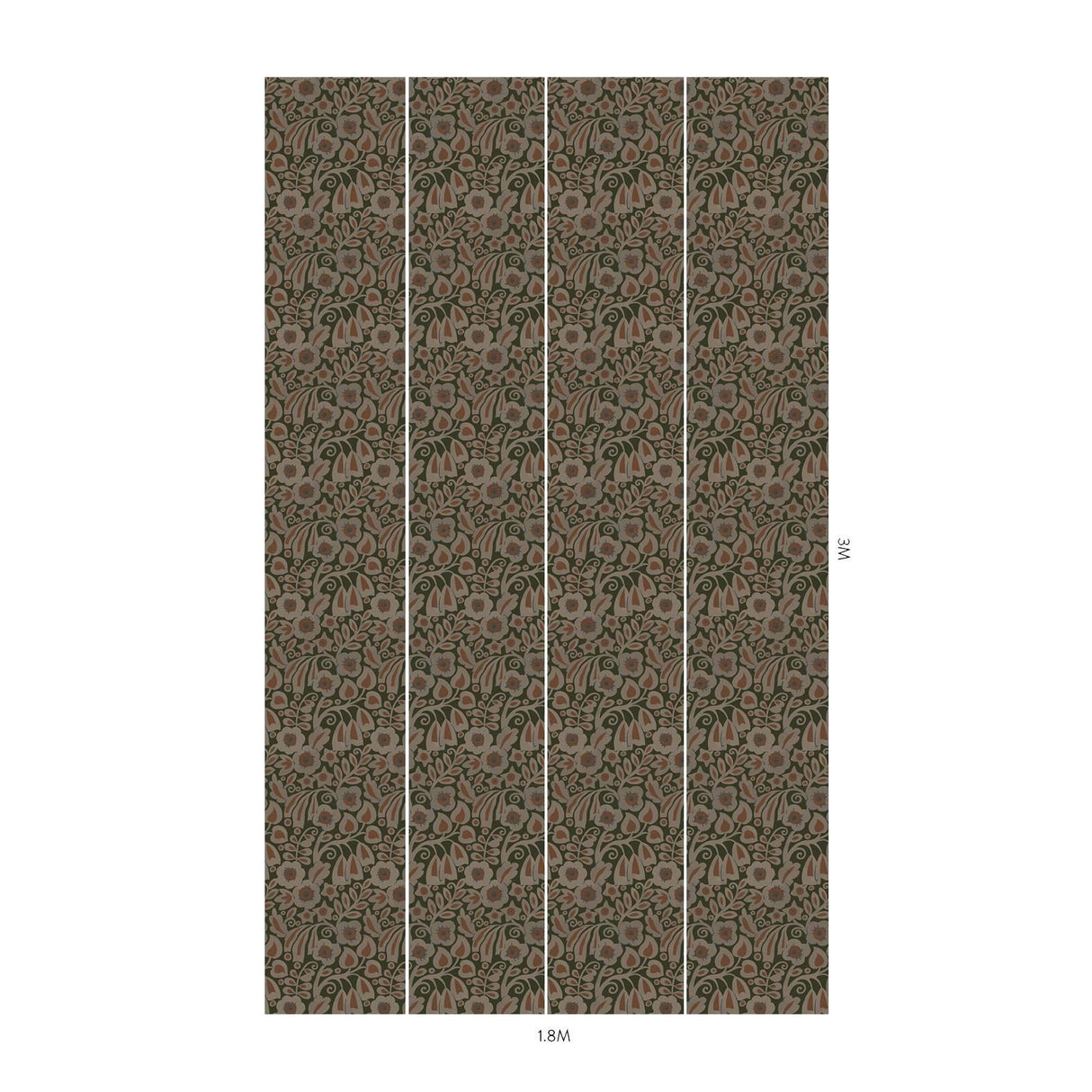House of Hackney SYLVESTER Wallpaper - Jasper (9'10" - full height)
