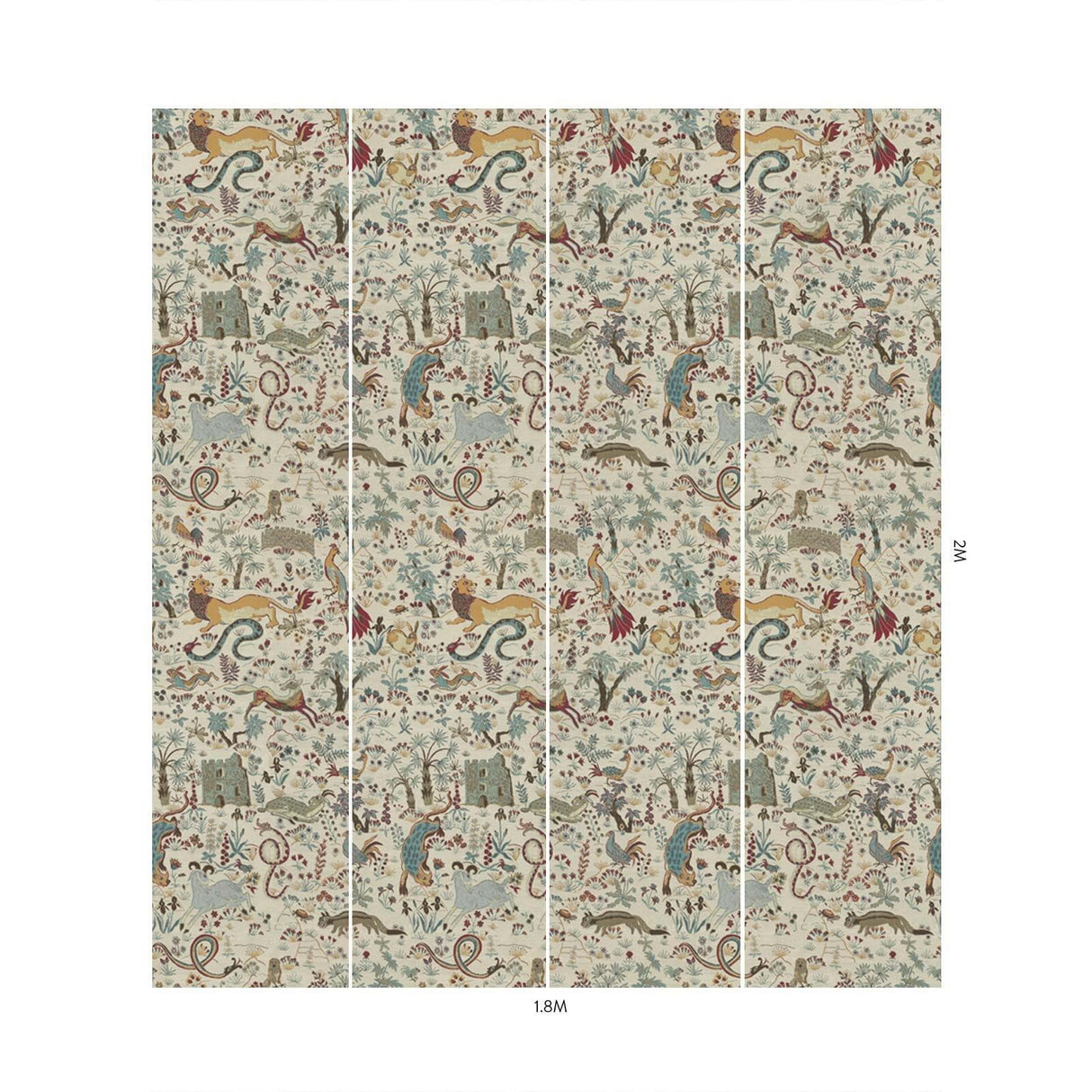 House of Hackney TREMATONIA Wallpaper - Ecru (9'10" - full height)