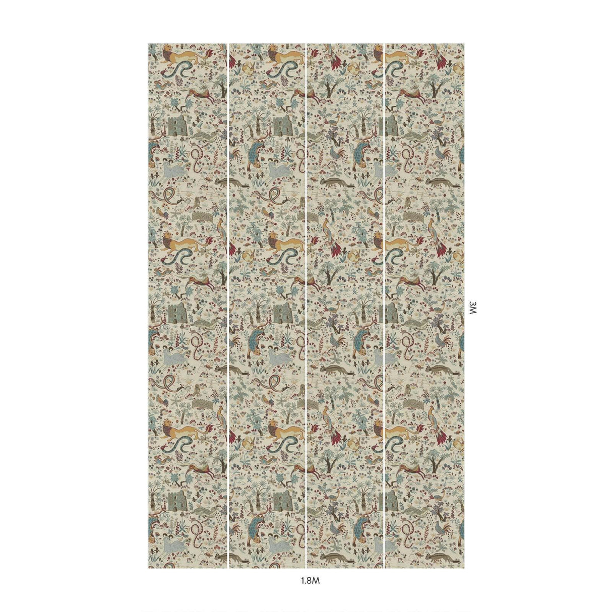 House of Hackney TREMATONIA Wallpaper - Ecru (9'10" - full height)