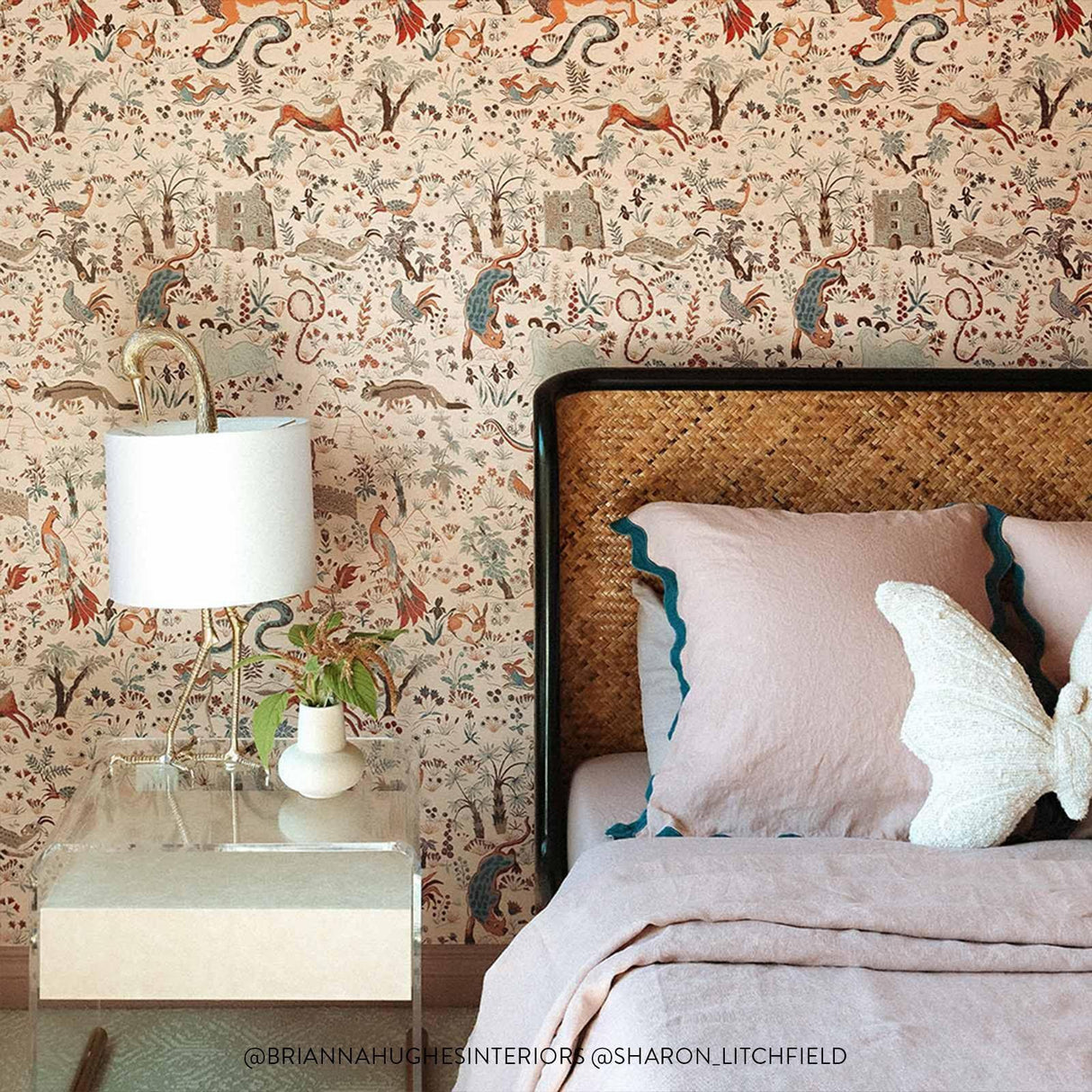 House of Hackney TREMATONIA Wallpaper - Ecru (9'10" - full height)
