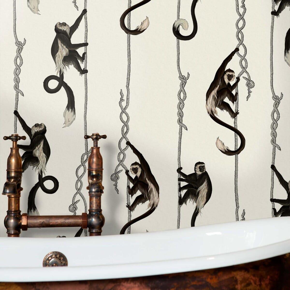 House of Hackney TROOP Wallpaper - Birch (9'10" - full height)