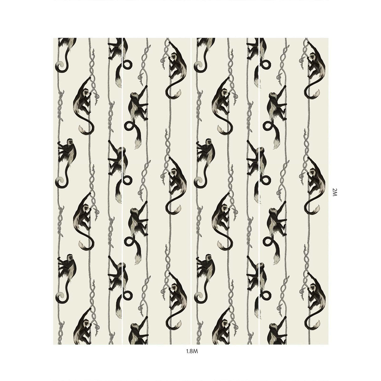 House of Hackney TROOP Wallpaper - Birch (9'10" - full height)