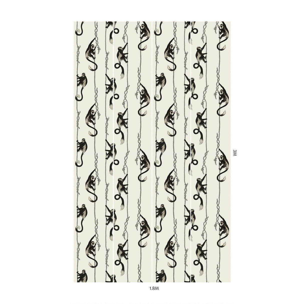 House of Hackney TROOP Wallpaper - Birch (9'10" - full height)
