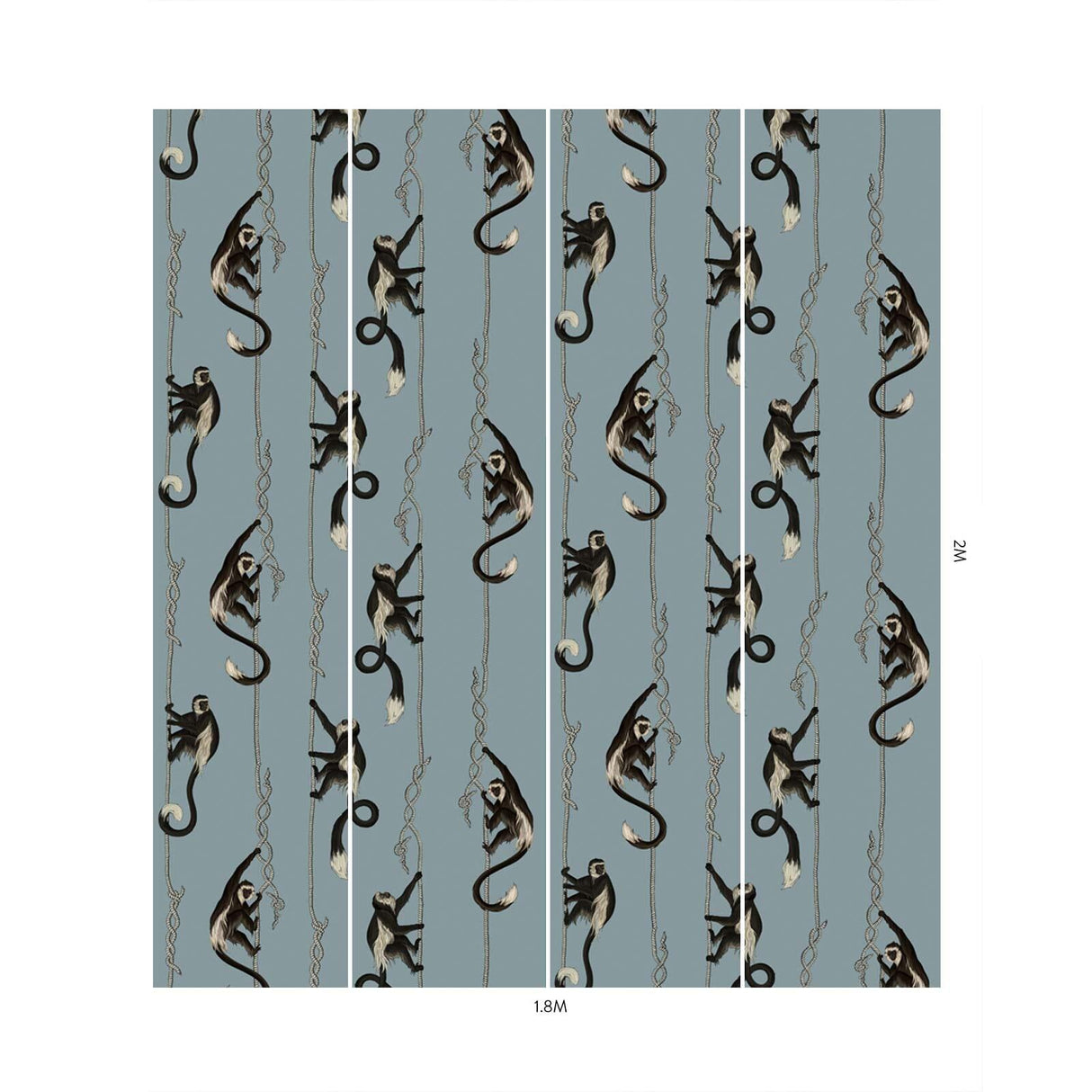 House of Hackney TROOP Wallpaper - Dusk (9'10" - full height)