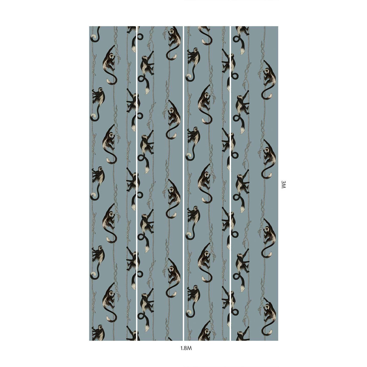 House of Hackney TROOP Wallpaper - Dusk (9'10" - full height)