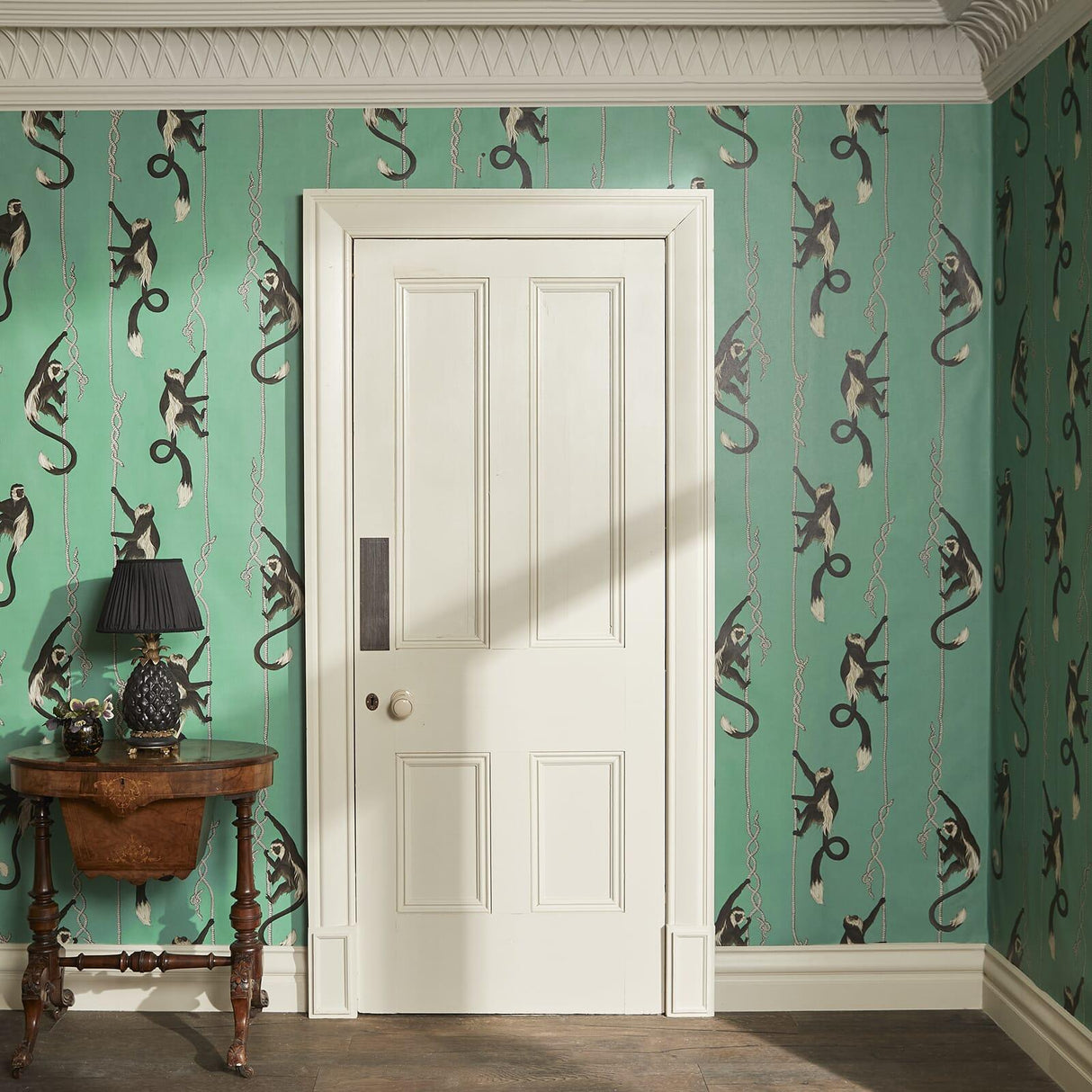House of Hackney TROOP Wallpaper - Parakeet Green (9'10" - full height)