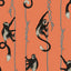 House of Hackney TROOP Wallpaper - Salamander Orange (9'10" - full height)