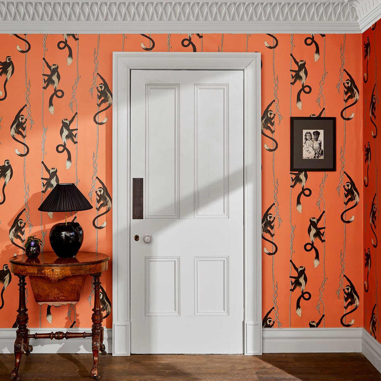 House of Hackney TROOP Wallpaper - Salamander Orange (9'10" - full height)