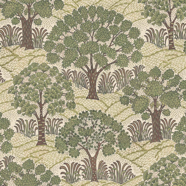 House of Hackney TREES PLEASE Wallpaper - Ecru (9'10" - full height)