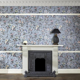 House of Hackney TULIPA Wallpaper - Pewter (9'10" - full height)