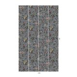House of Hackney TULIPA Wallpaper - Pewter (9'10" - full height)