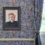 House of Hackney TULIPA Wallpaper - Pewter (9'10" - full height)
