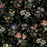 House of Hackney TULIPA Wallpaper - Onyx (9'10" - full height)