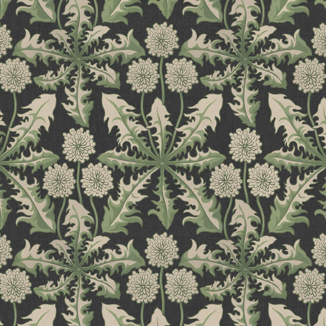 House of Hackney TARAXA Wallpaper - Noir (9'10" - full height)
