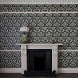House of Hackney TARAXA Wallpaper - Noir (9'10" - full height)