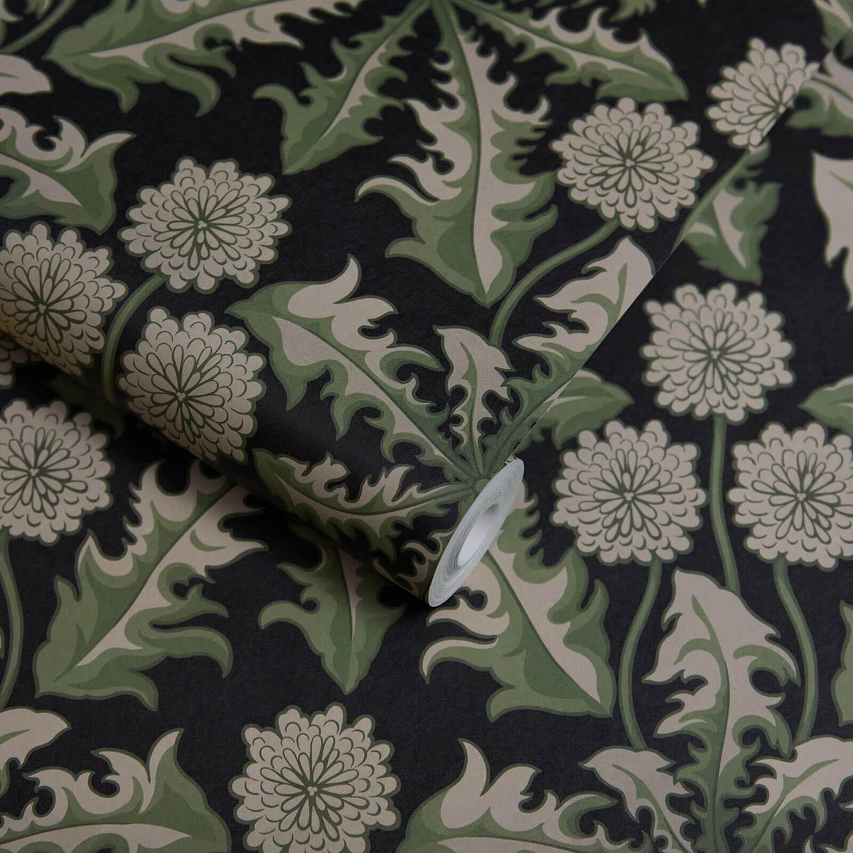 House of Hackney TARAXA Wallpaper - Noir (9'10" - full height)